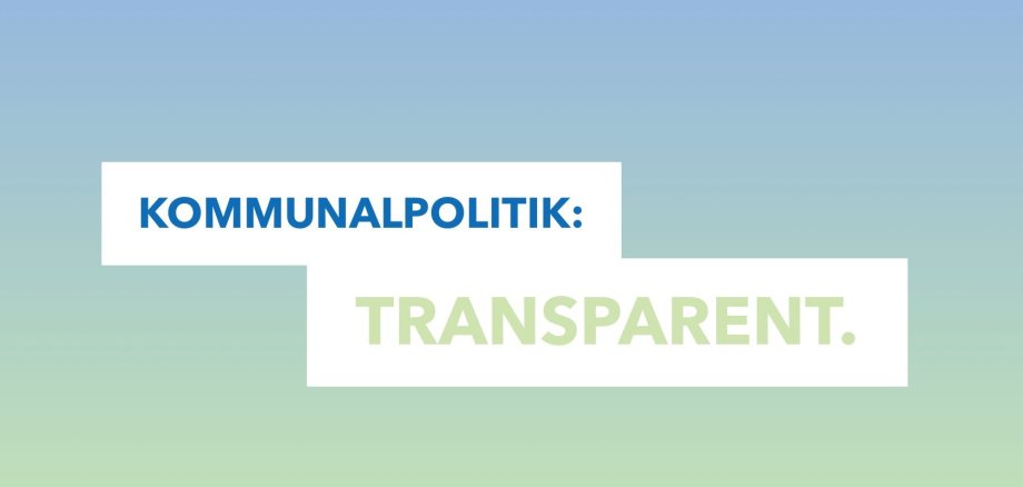 KOMMUNALPOLITIK TRANSPARENT